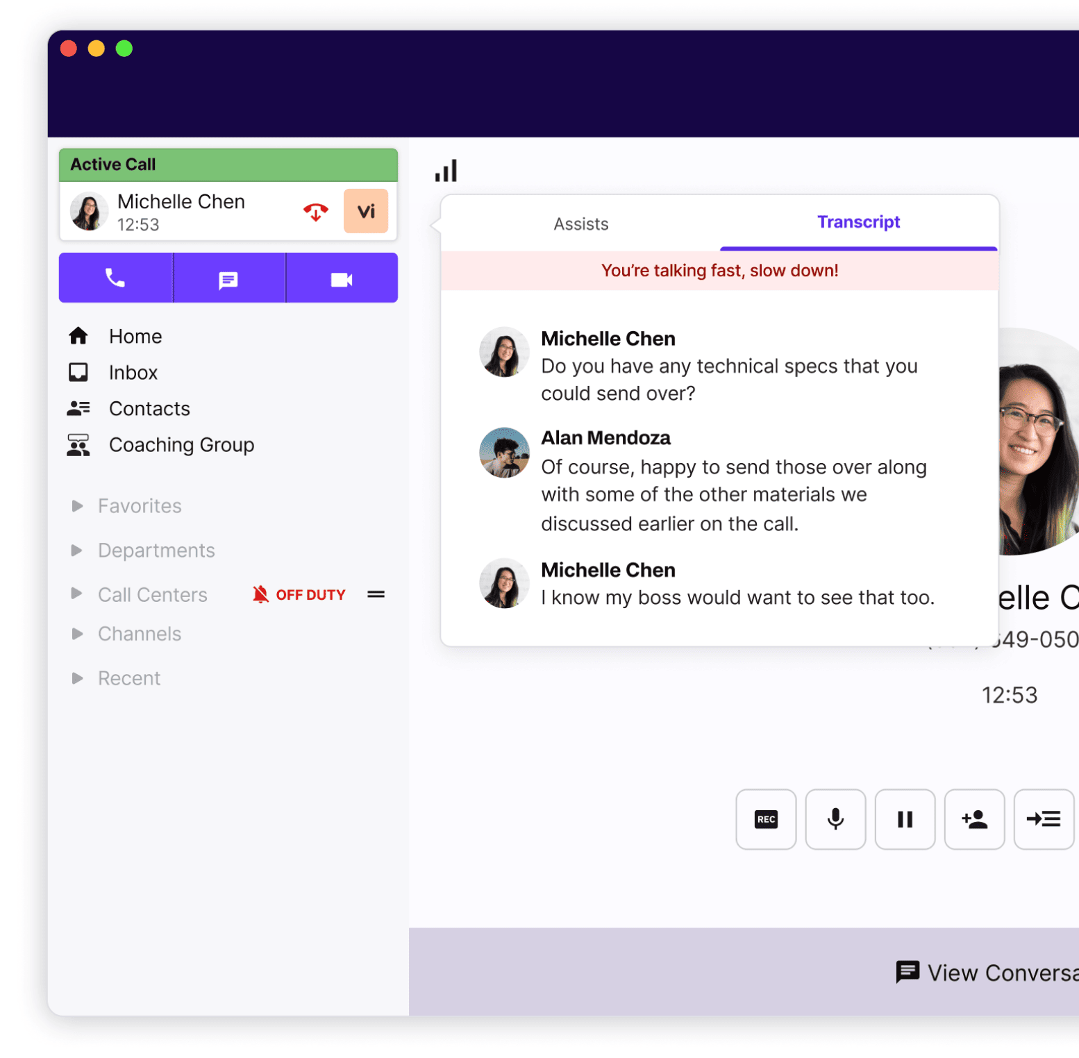 Contact Center landing page image 2