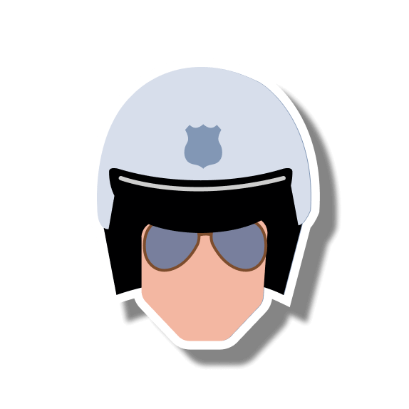 Cop helmet