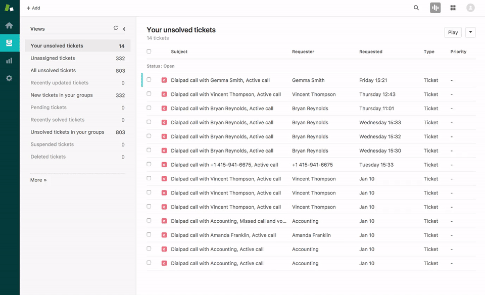 Creating Zendesk Tickets