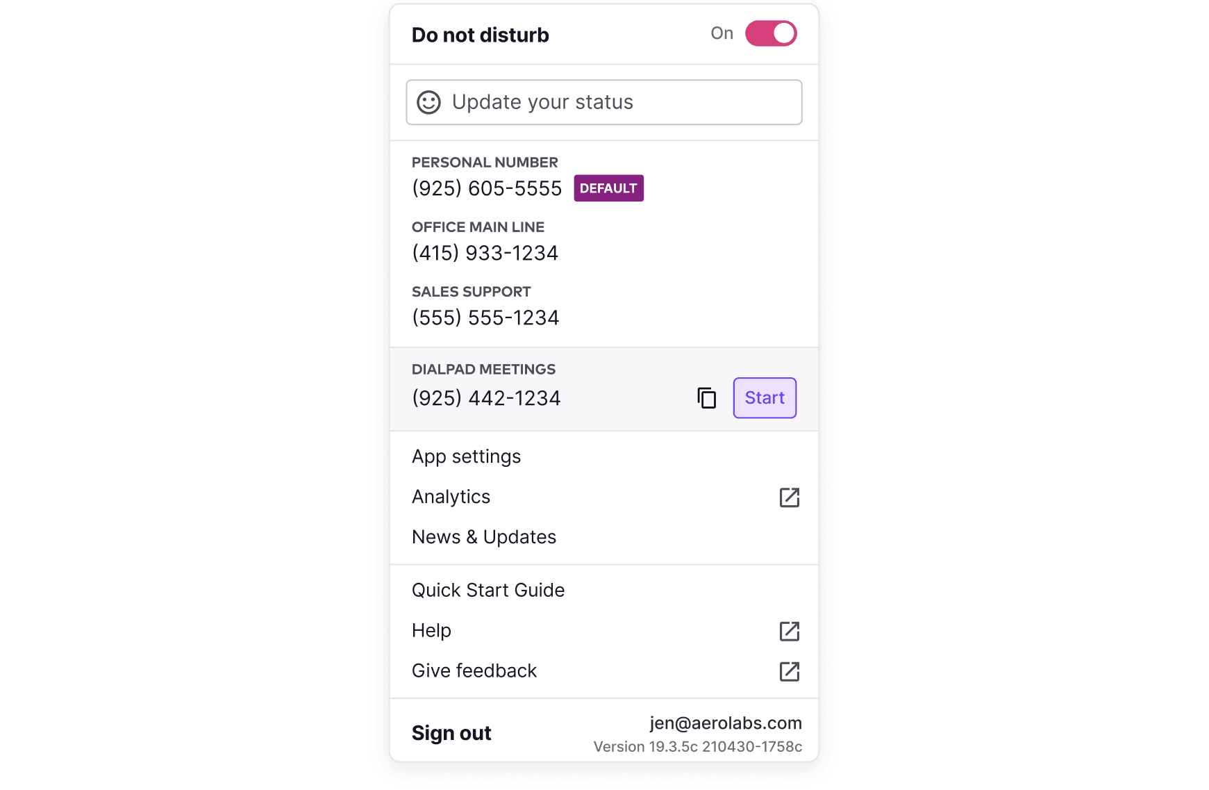 DND UI