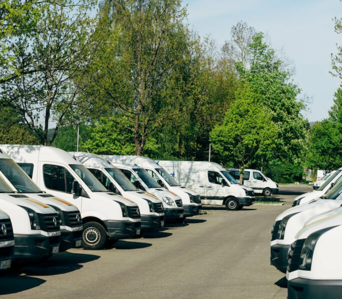 Delivery vans
