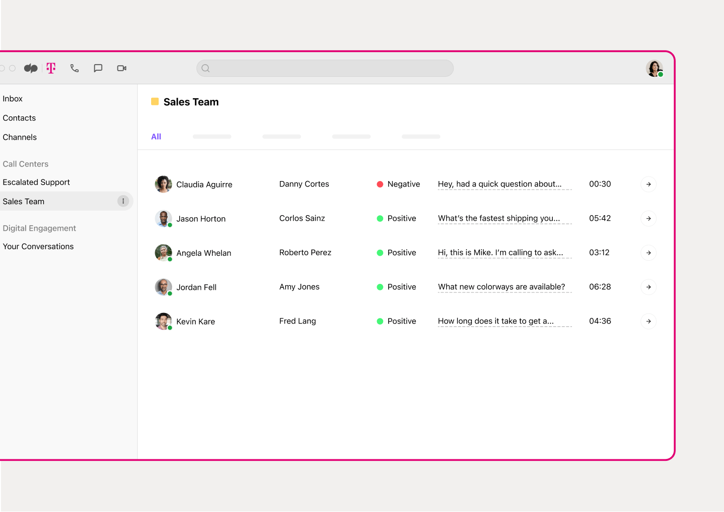Dialpad Ai Sales UI