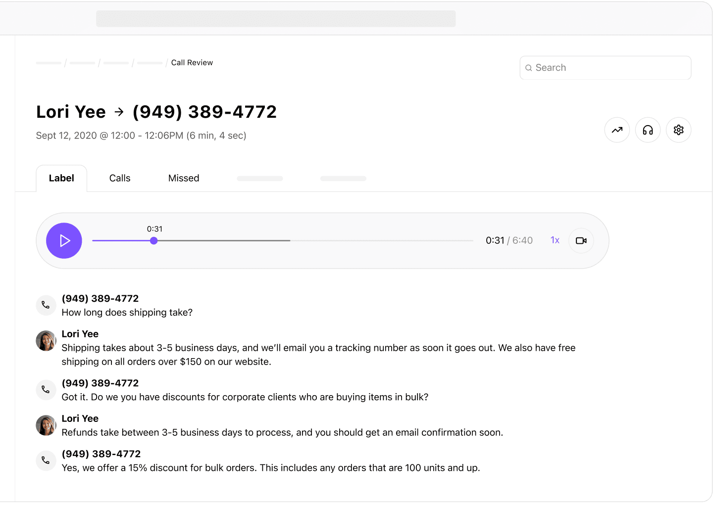 Dialpad Ai Voice Call recording and transcription