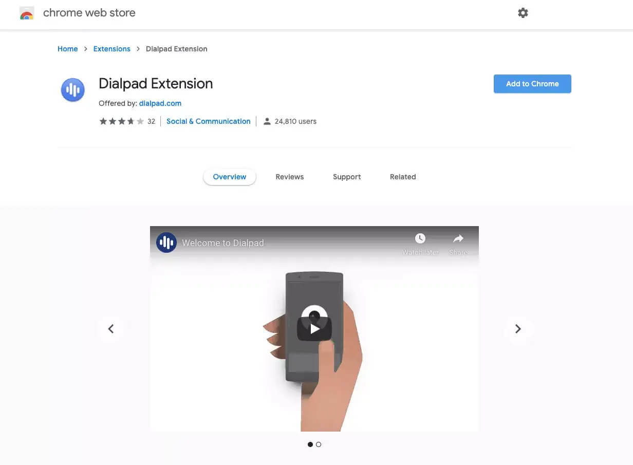 Dialpad Chrome Extension image
