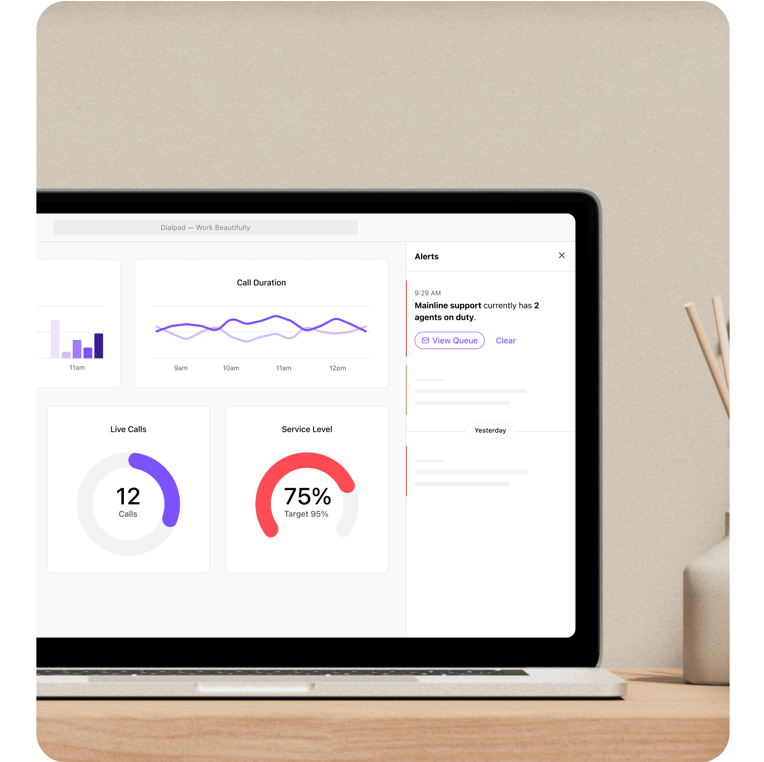Dialpad - Analyses en temps réel en matière de connaissance du client