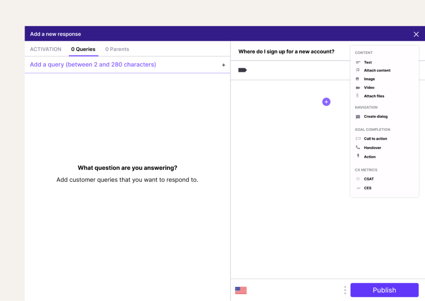 Dialpad chatbot builder