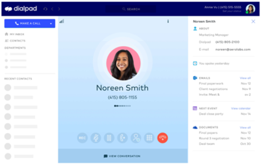 Dialpad direct routing