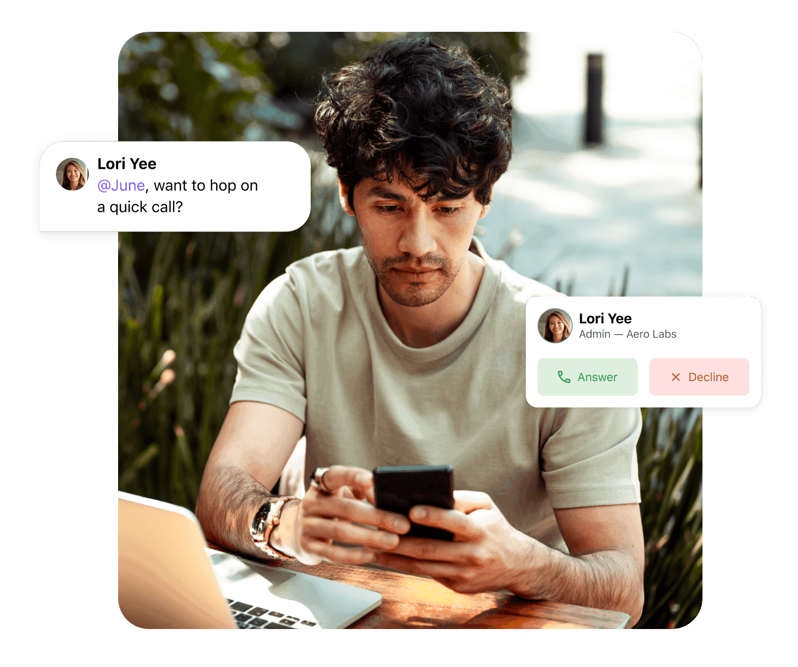 Digital customer service call and message