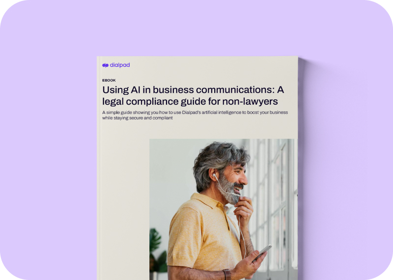 Ebook cover Dialpad Ai page