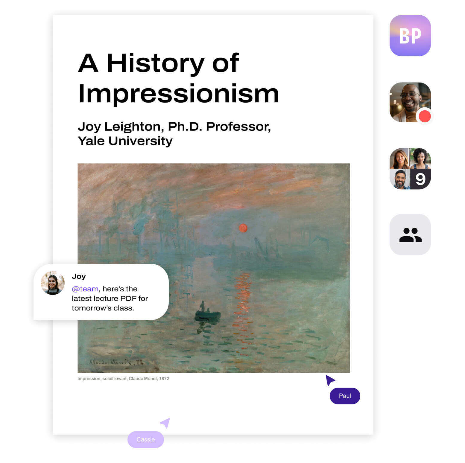 Screensharing feature of Dialpad Ai Meetings