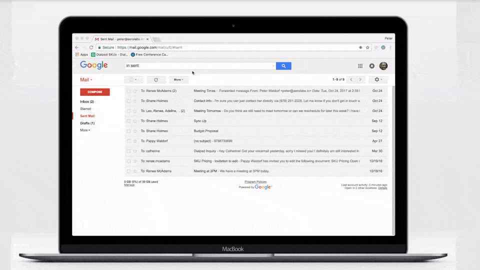 Gmail Add On GIF