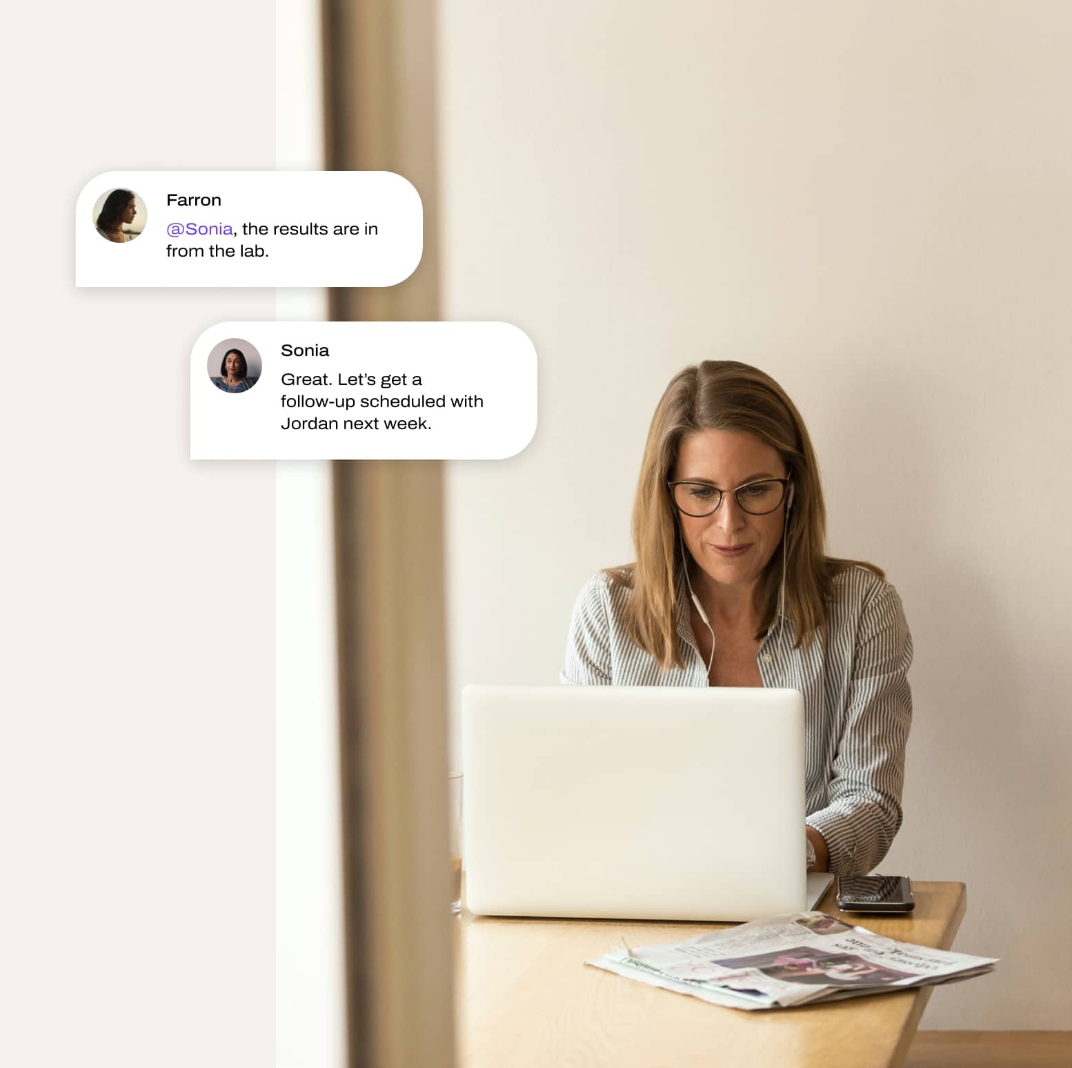 Healthcare industry messaging