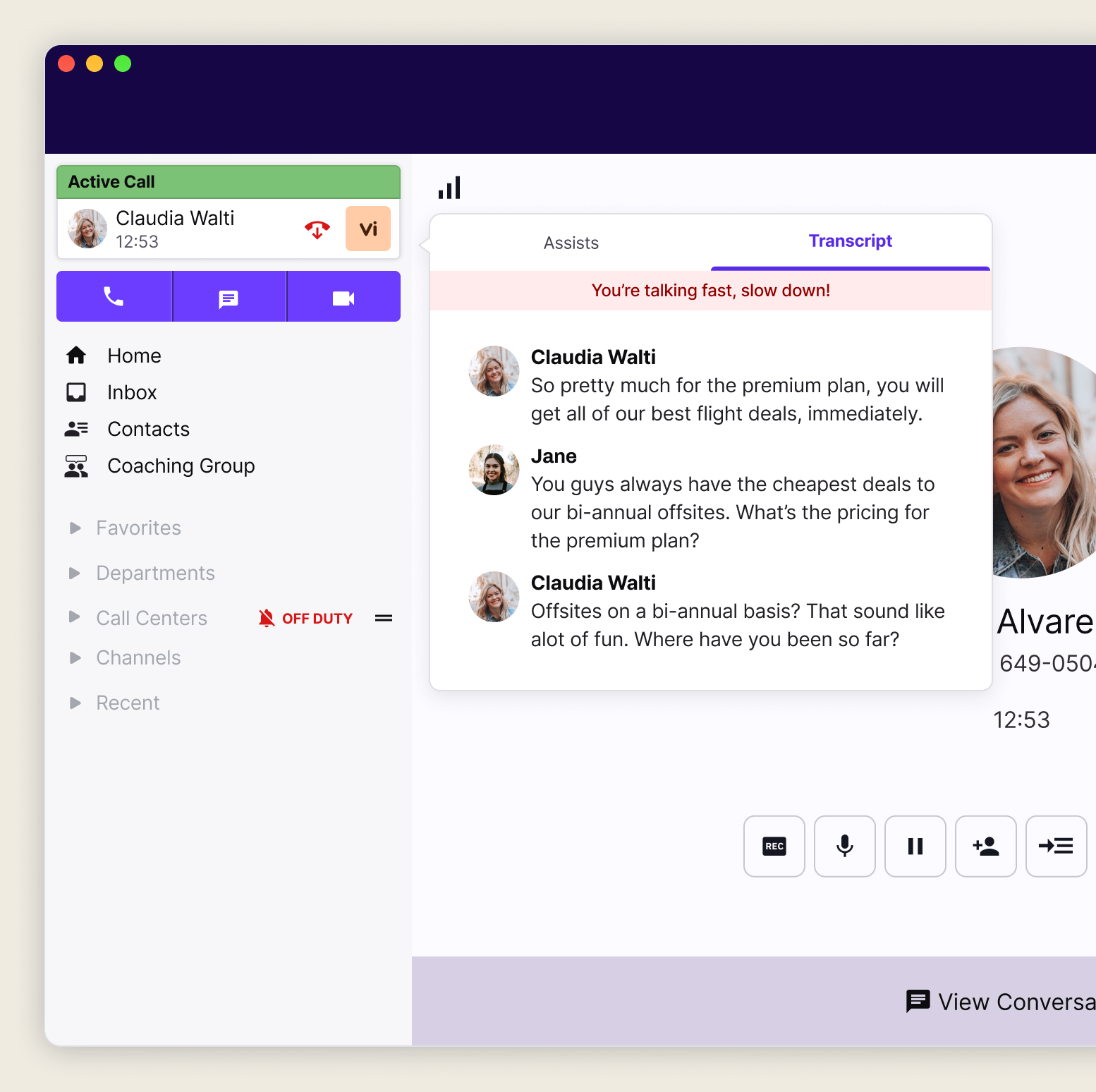 Inbound Support PDP zcard agentexperience