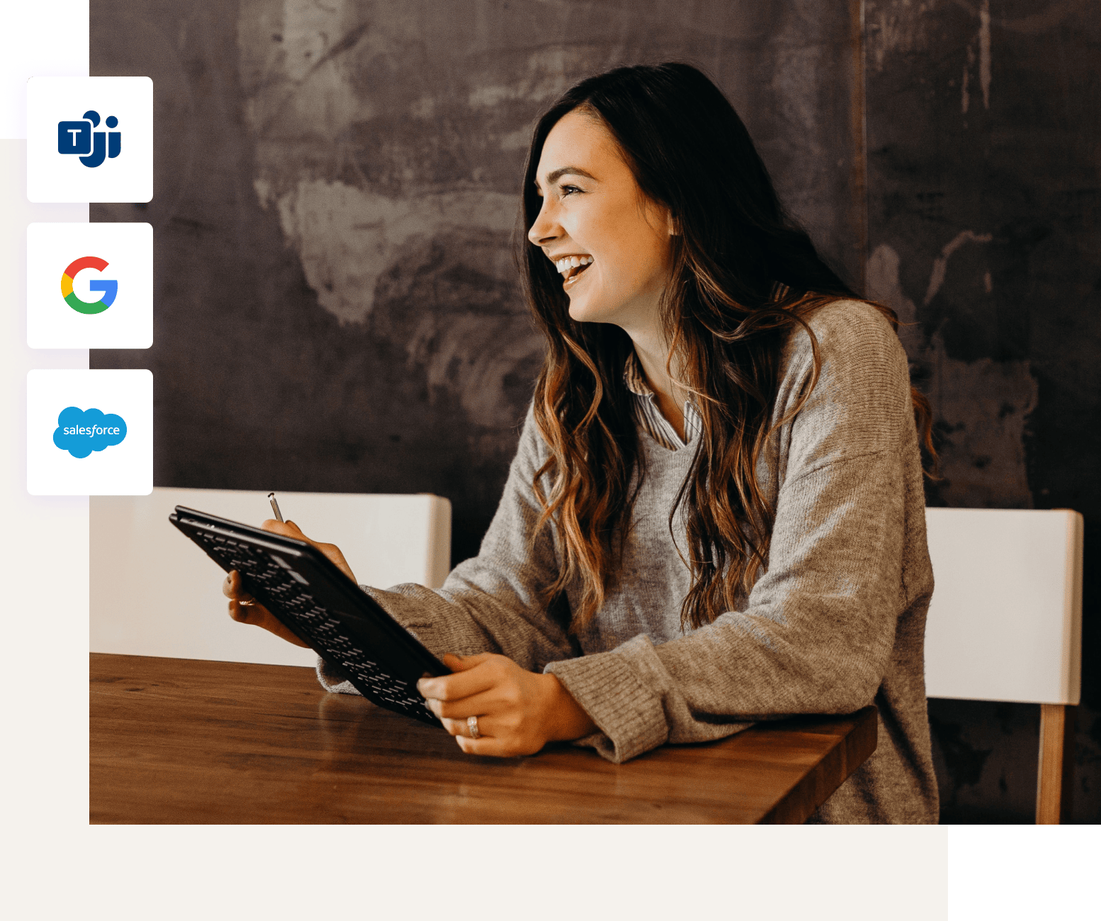 Integrations page hero