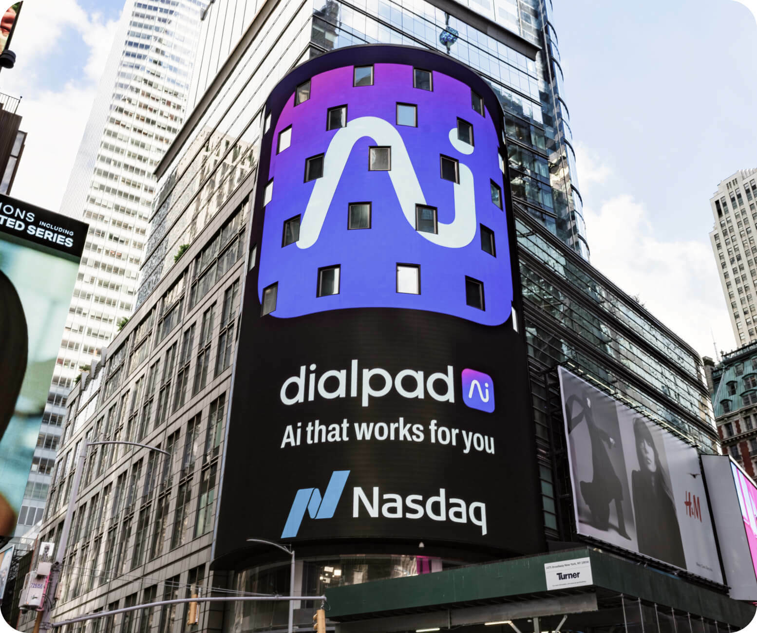Nasdaq building at the Times Square