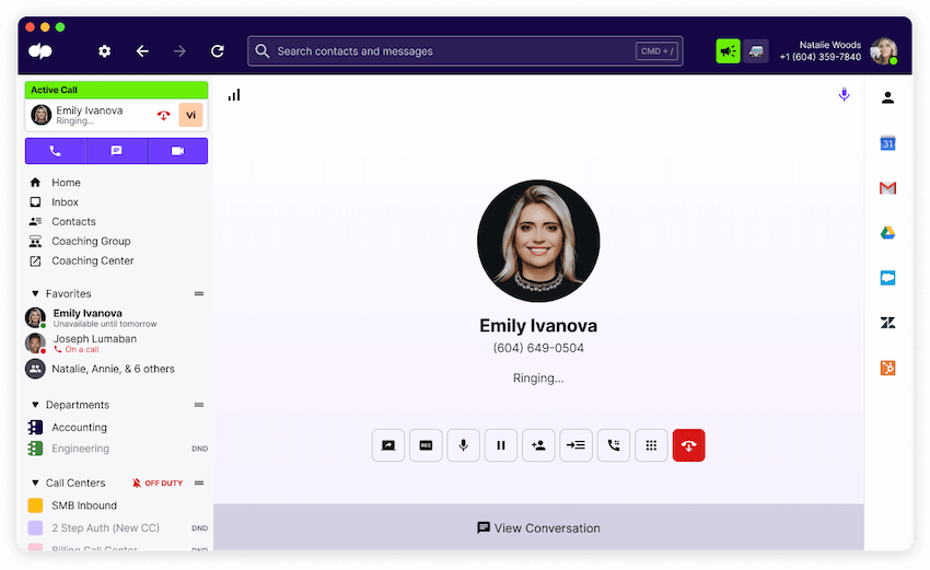 Outgoing Call in dialpad blog size
