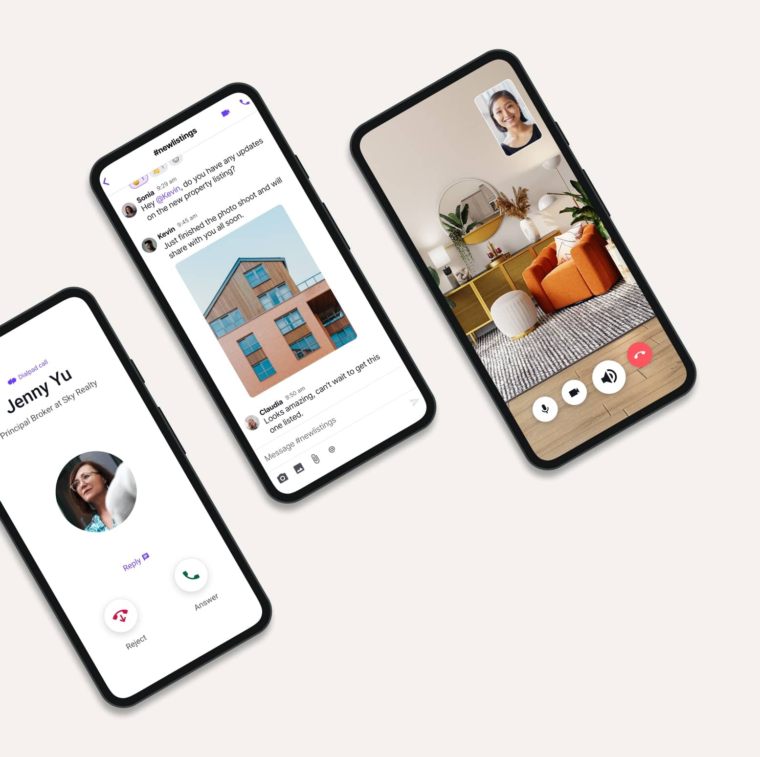 Real estate industry messaging