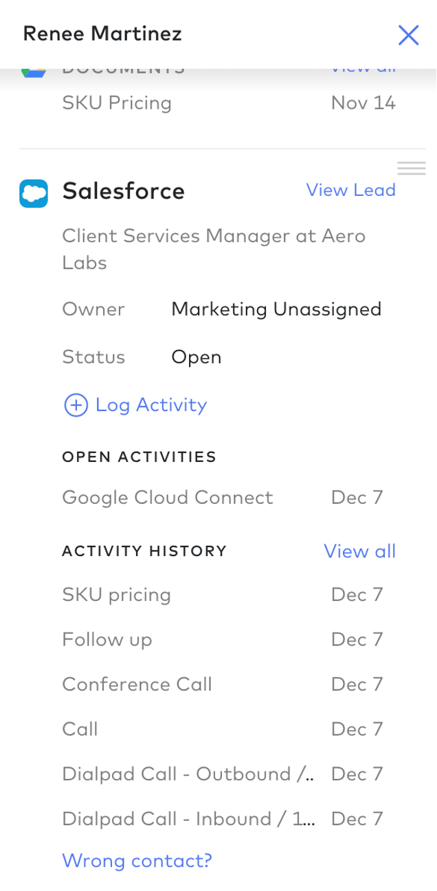 SFDC Integration