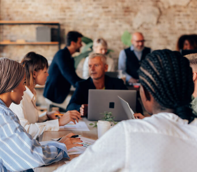 Several people meeting simultaneously