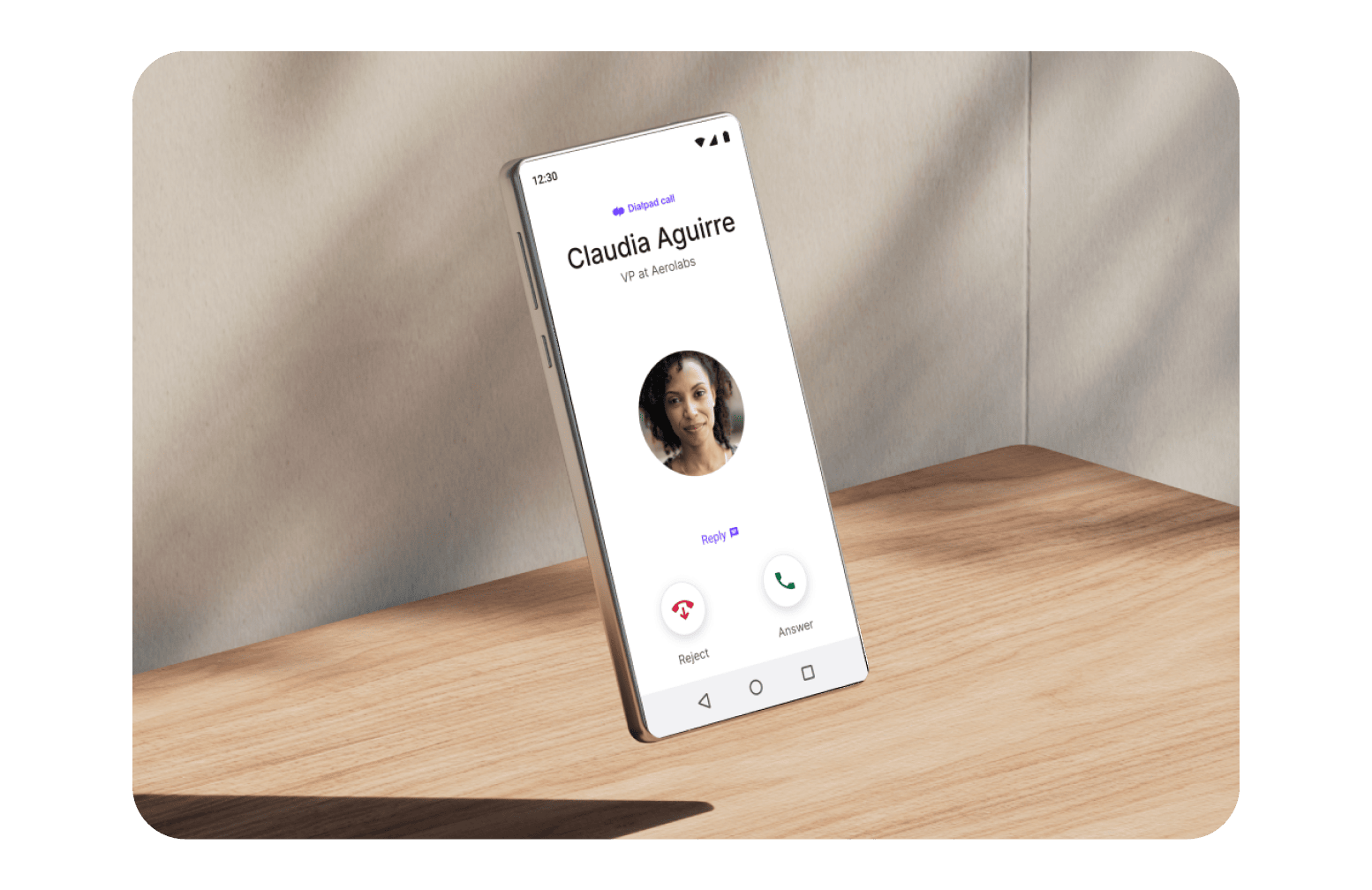 Talk demo form image