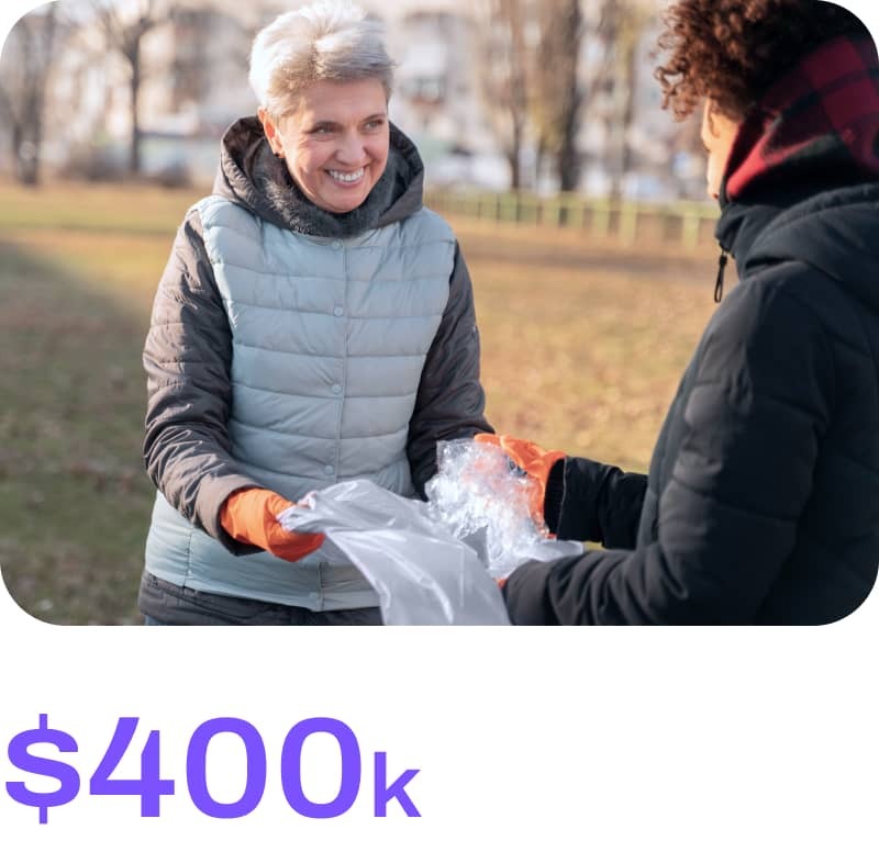 Four hundred thousand US dollars