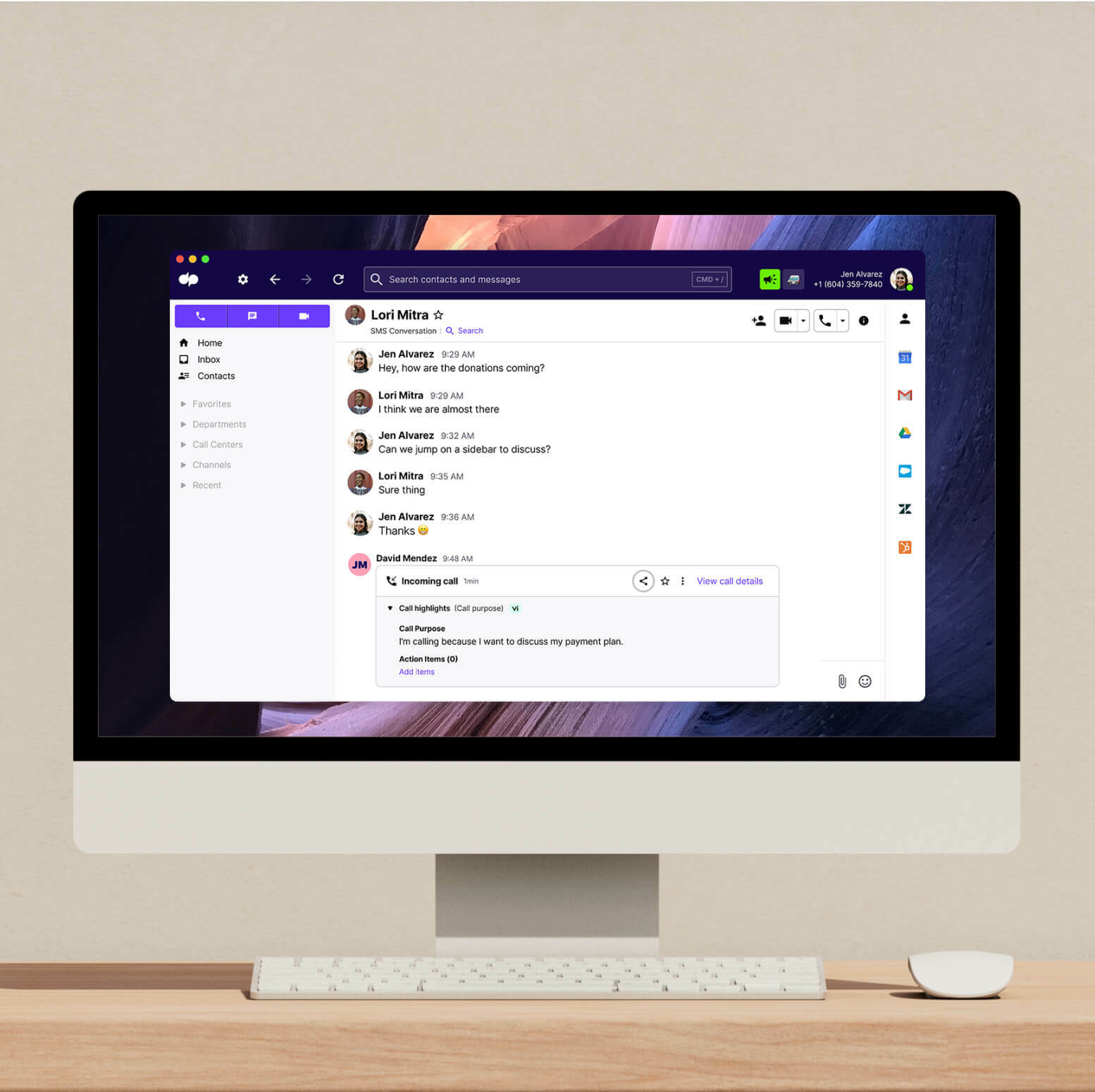 Virtual workspace image