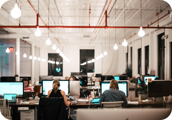 Office interior grid card image