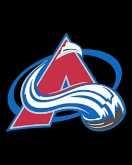 Colorado Avalanche logo team diamond by numbers
