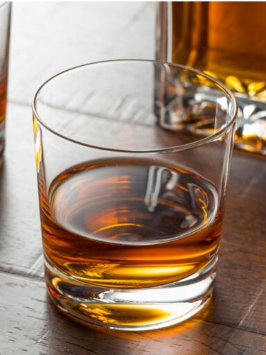 Delicious bourbon whiskey neat picture id942743326