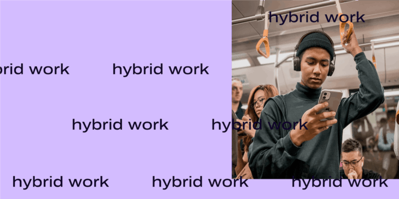 Hybrid working header