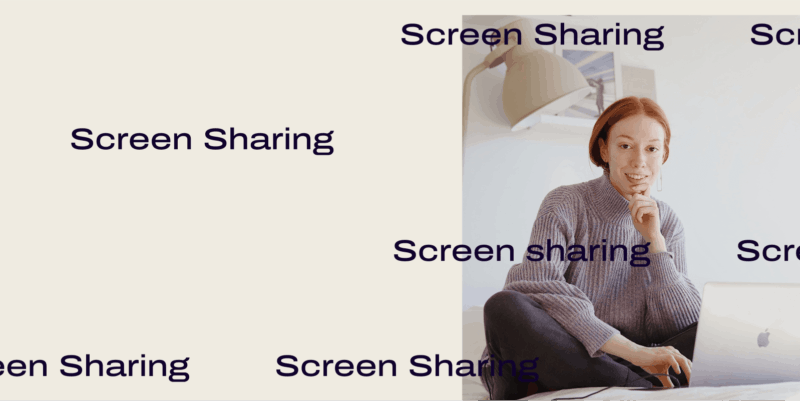 Screen sharing Header
