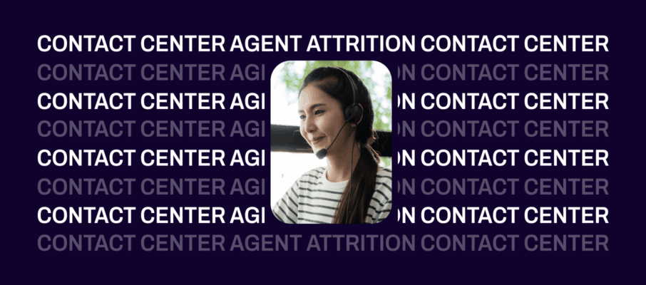Contact center agent attrition Header