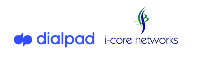 Dialpad + i-core networks logo