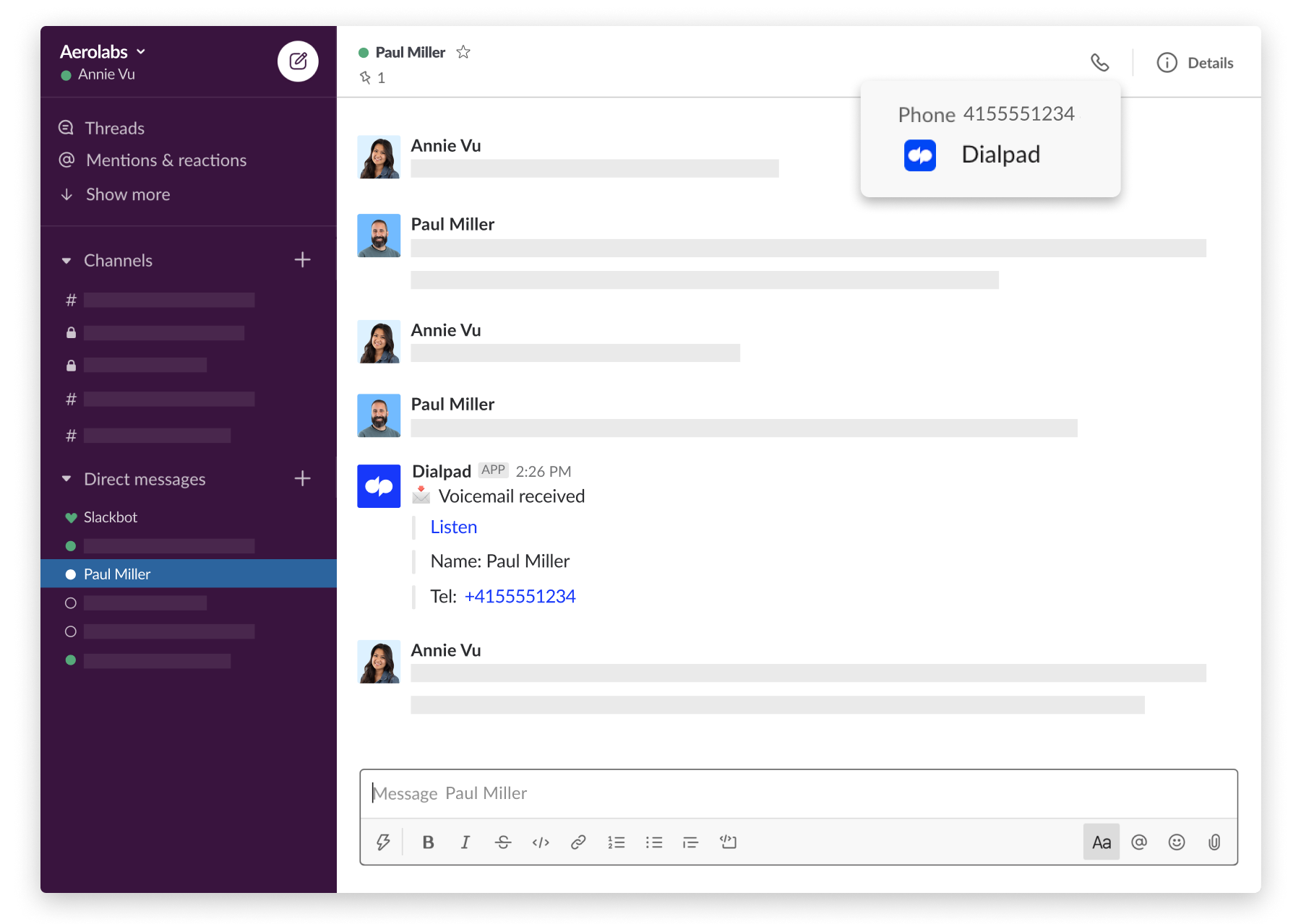 FP Slack DP