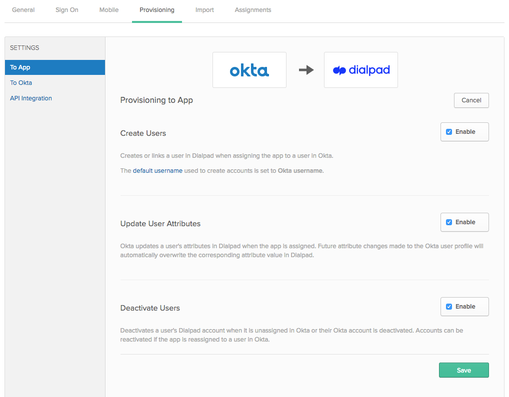 User Management Okta updated logo