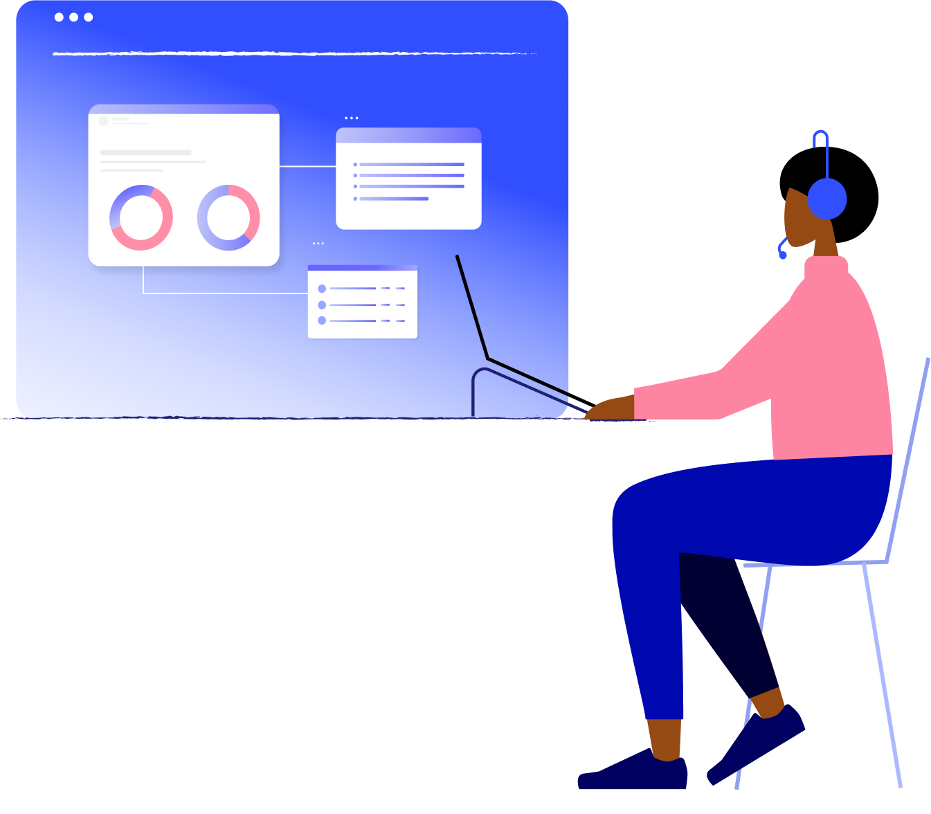Apis and webhooks hero illustration