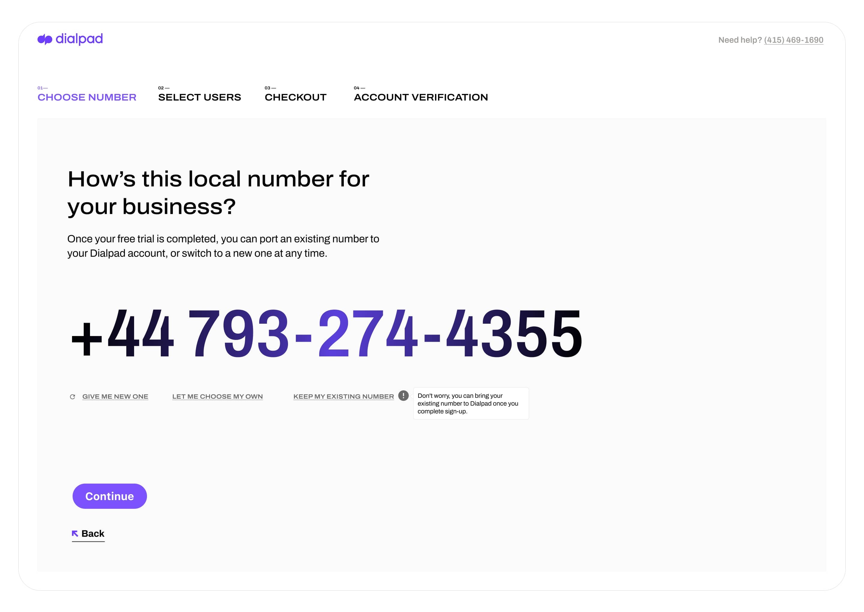 business plan phone number