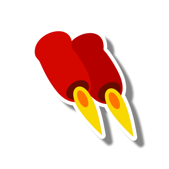Rocket flame
