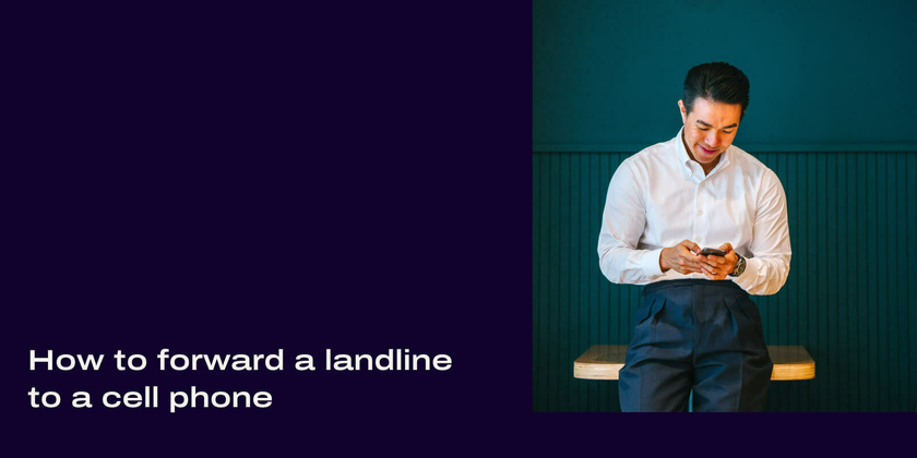 How to forward a landline to a cell phone header