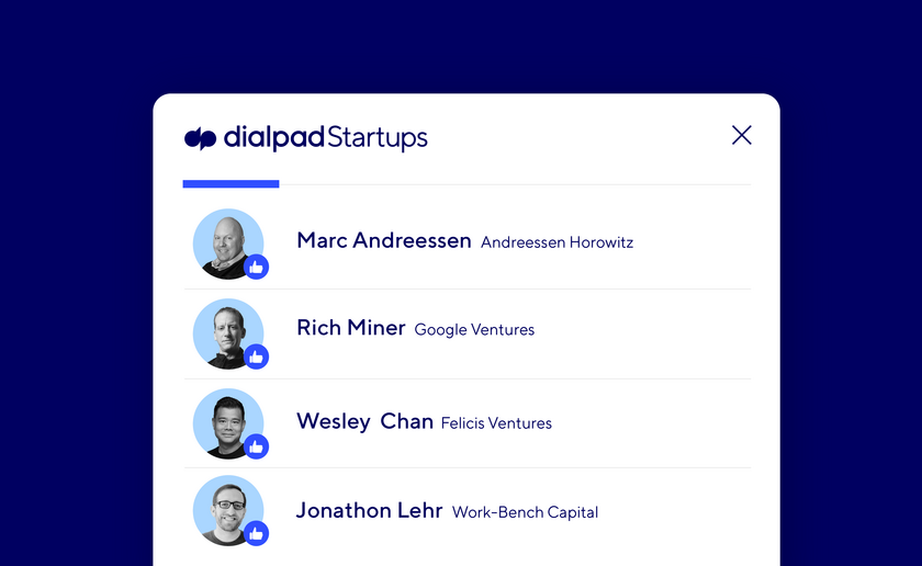Top Investors Support Dialpad for Startups Blog Image