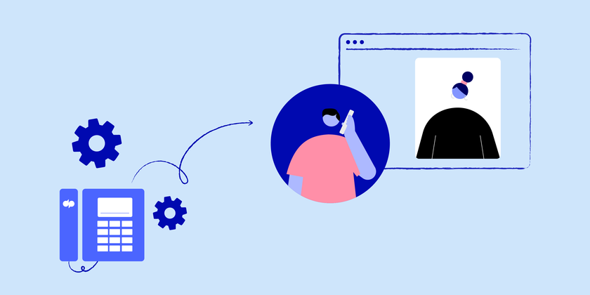 Get started in dialpad header
