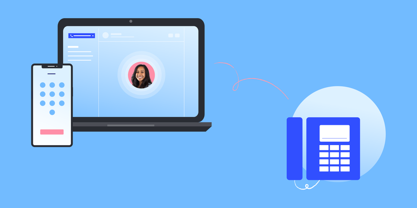 Business voip phone landline header