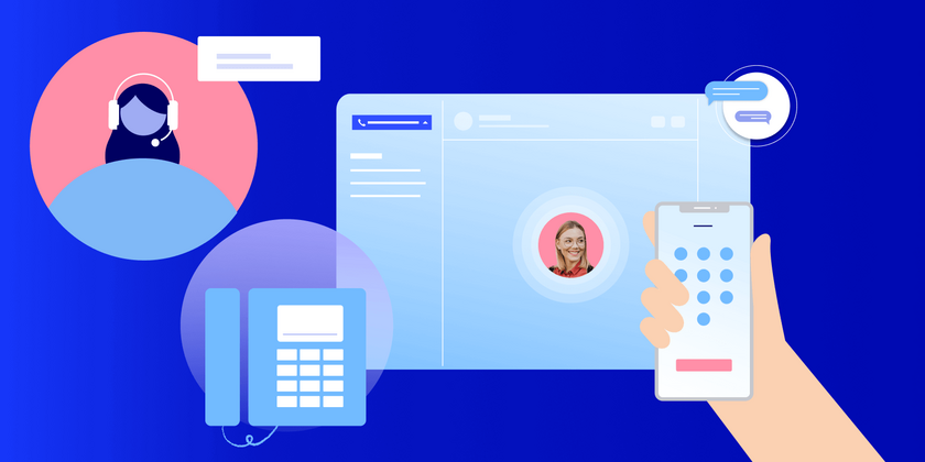 Deskphone vs cell phone header