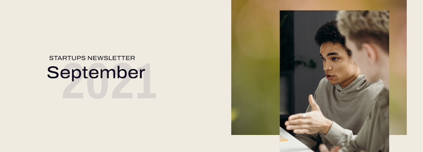Startups Newsletter Header September 22021
