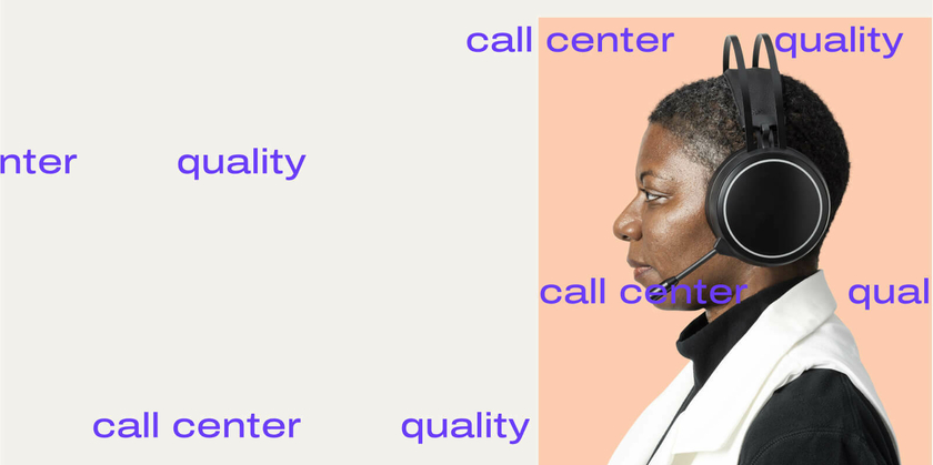 Call center quality header