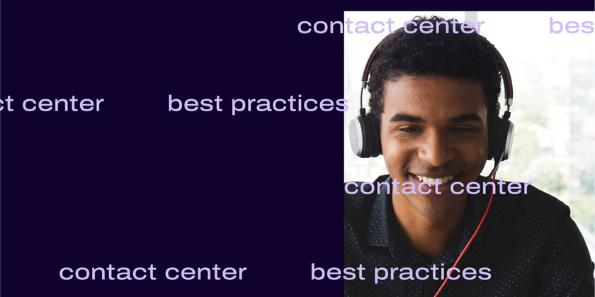 Contact center best practices header