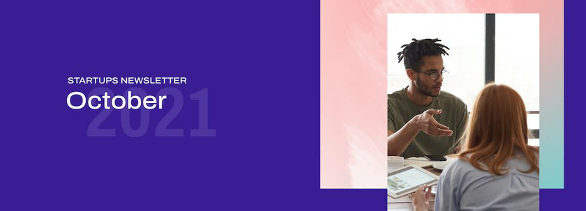Startups Newsletter Header October 2021