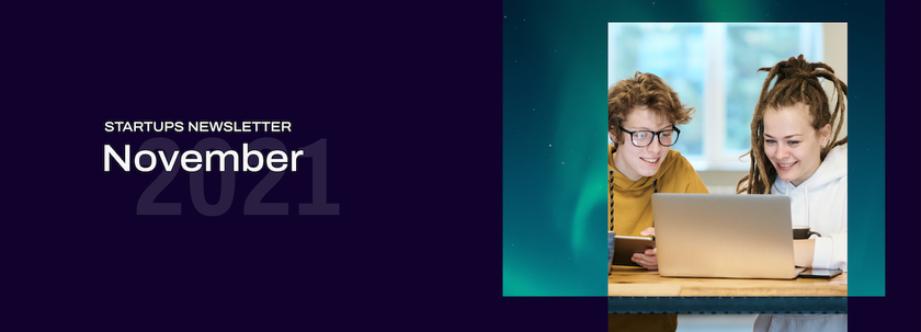 Startups Newsletter Header November 2021 2
