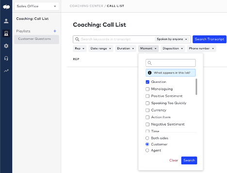 Coaching List