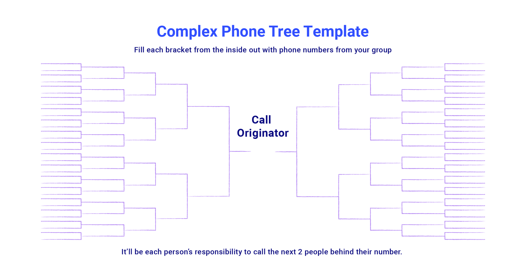 21 Customizable Phone Tree Templates for (Almost) Any  Dialpad With Regard To Calling Tree Template Word